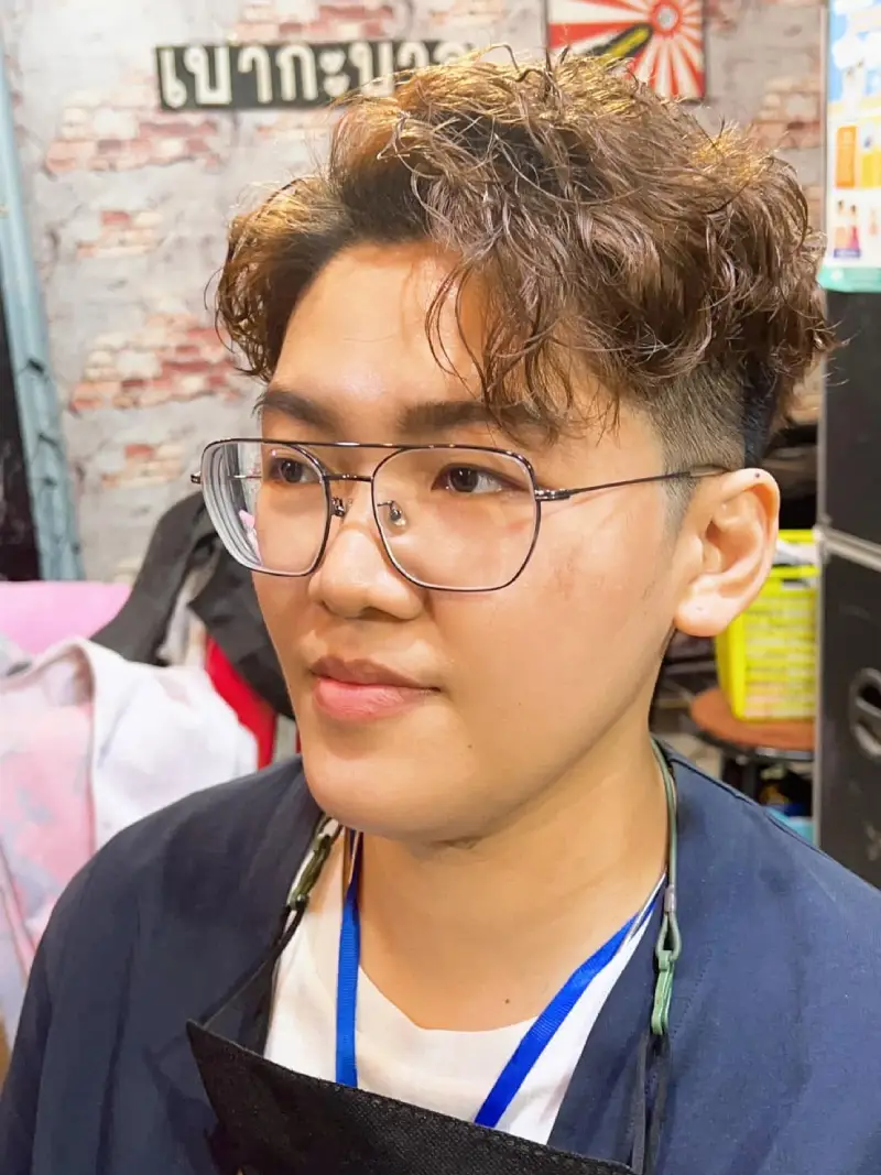 ผลงานดัดผม เกาหลี CUT THEORY ประชาอุทิศ